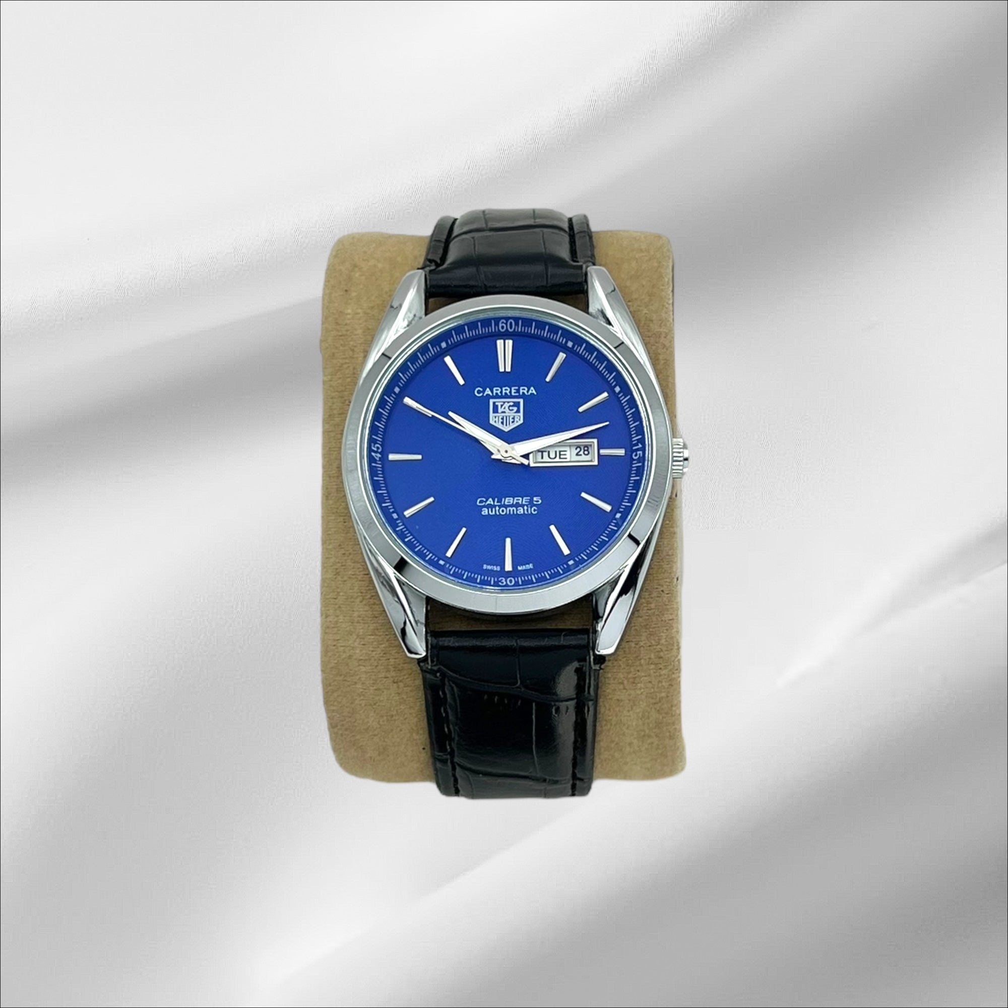 TG HUER Carera Calibre-5 Automatic Blue
