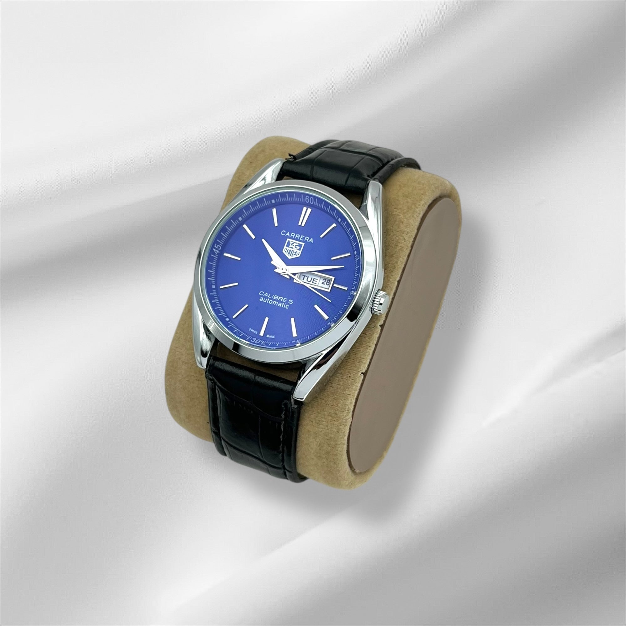 TG HUER Carera Calibre-5 Automatic Blue