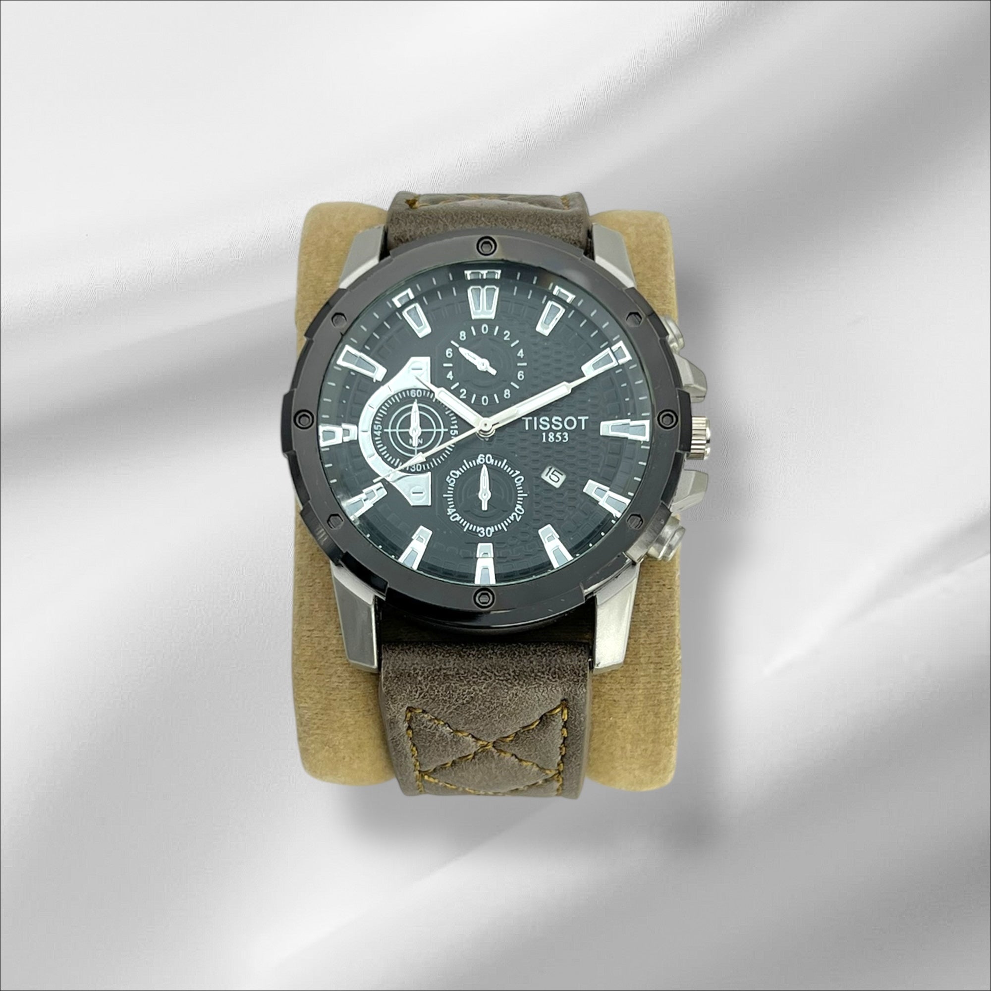 TISOT 1853 Leather Strap Olive
