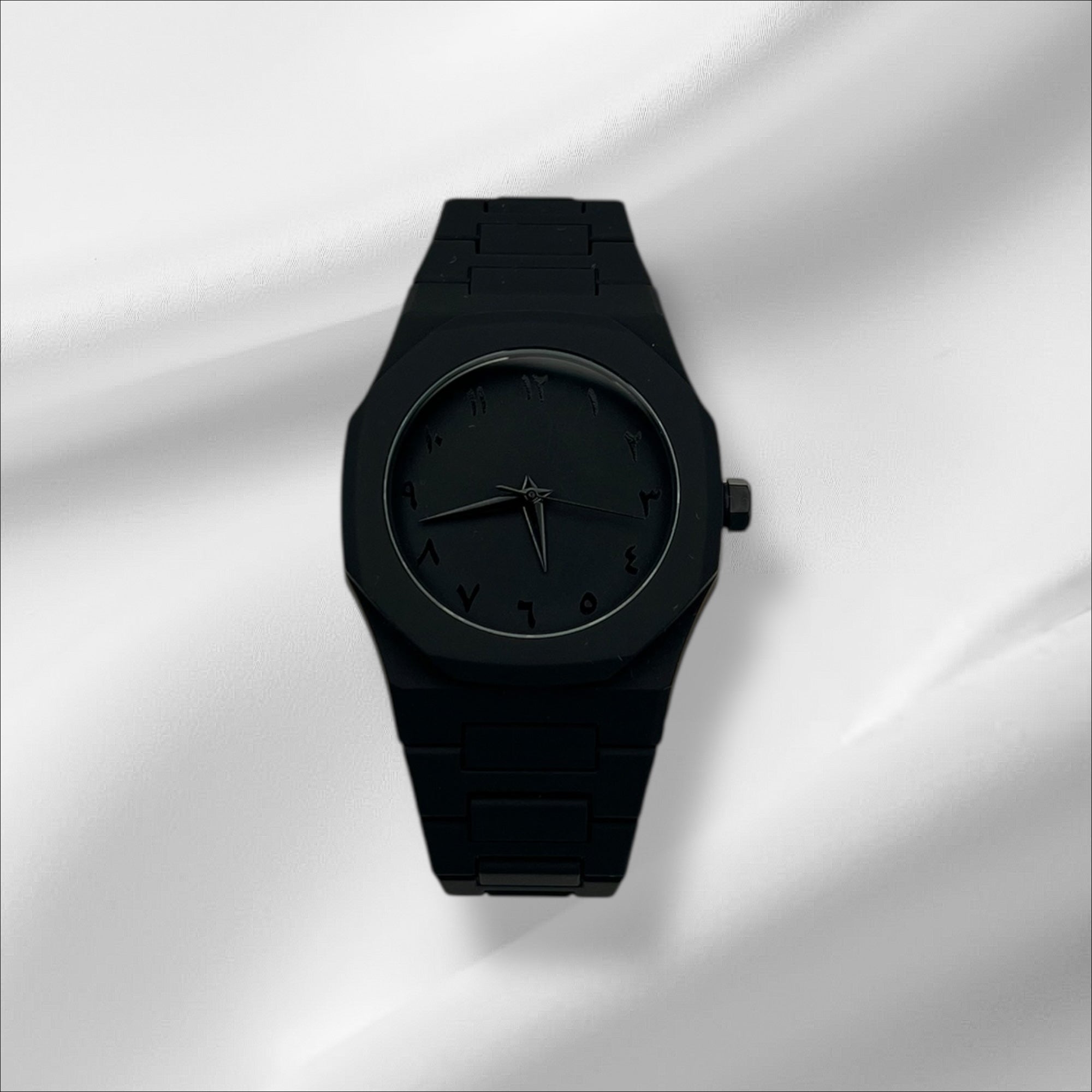 Black Arabic Aura Watch