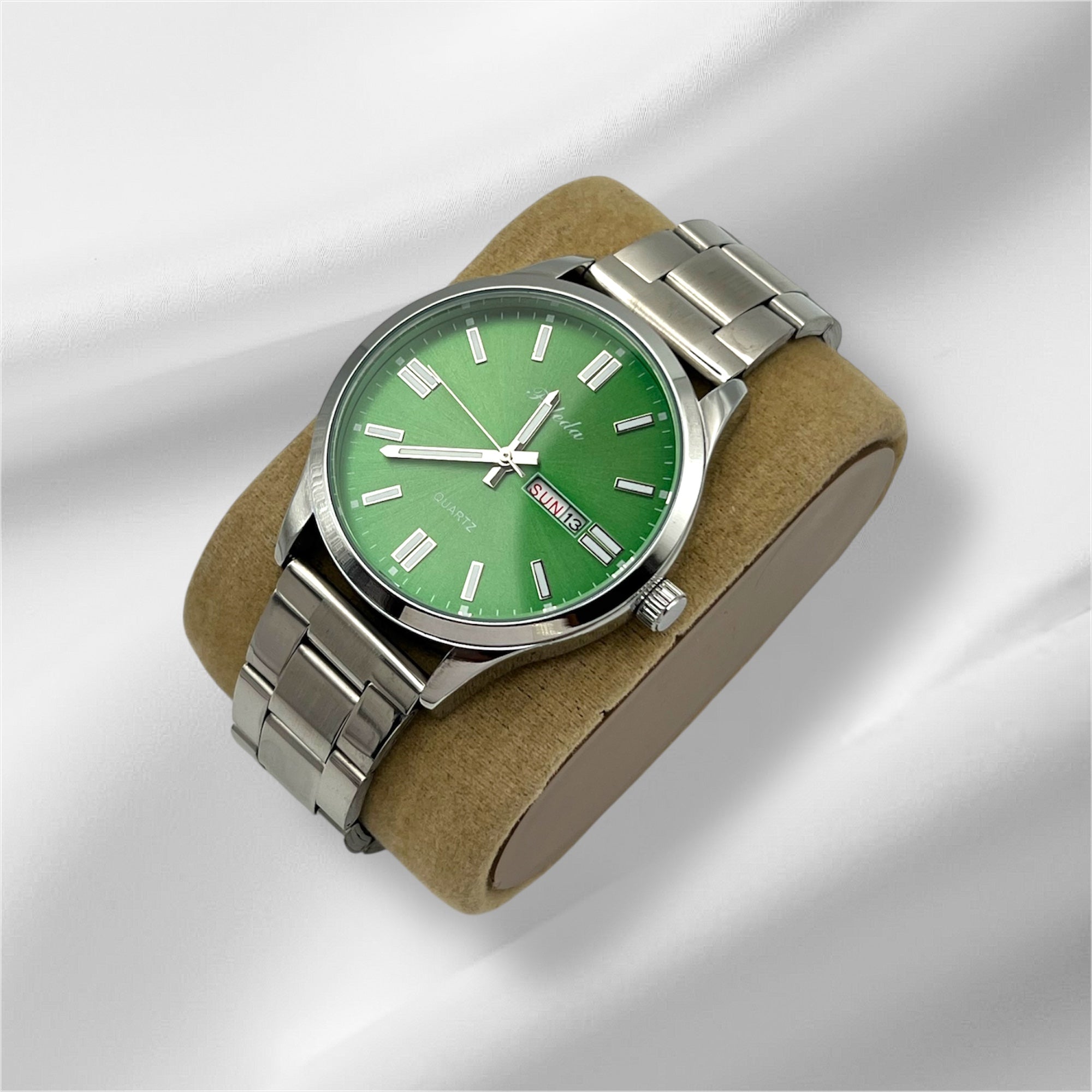 Faleda Quartz Watch Green