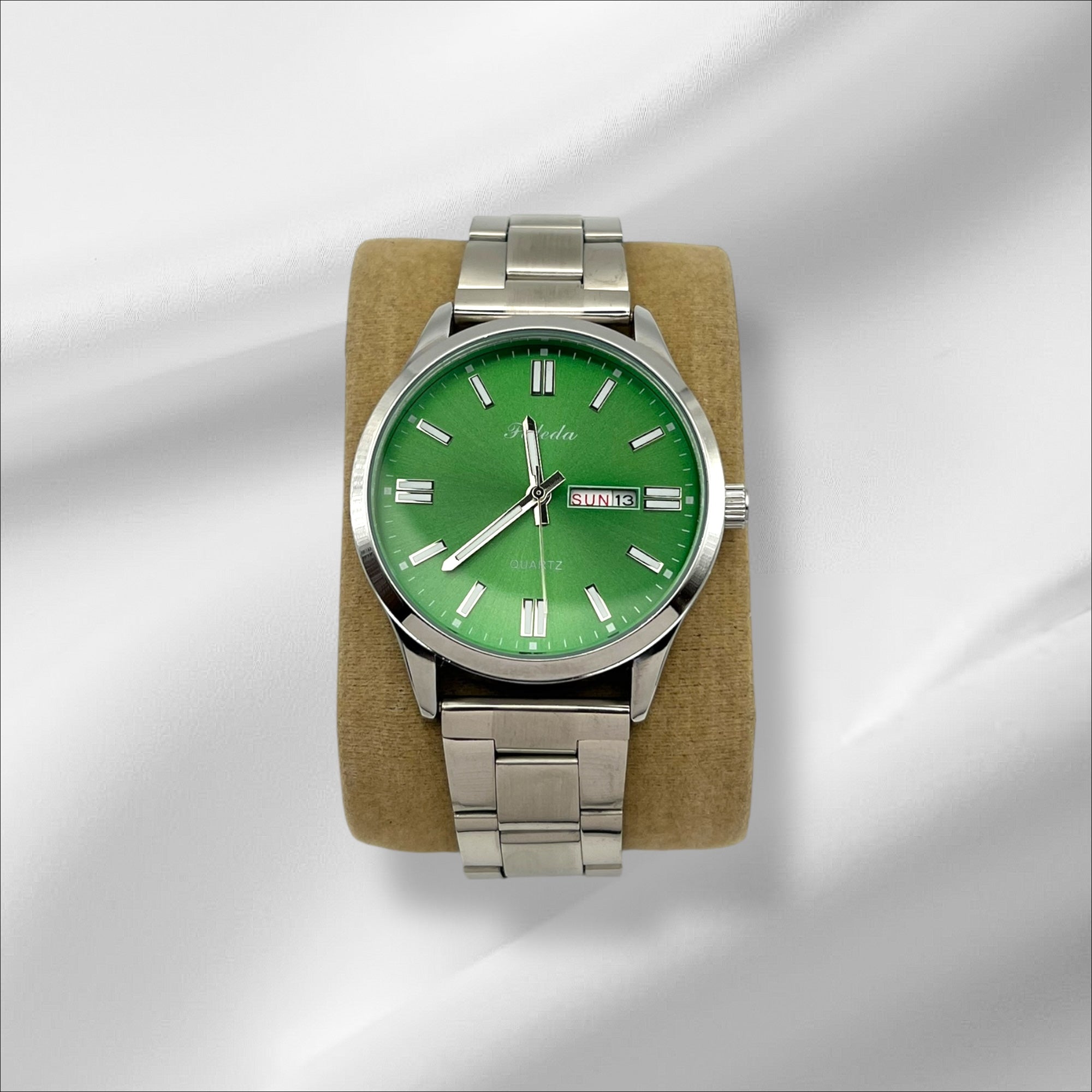 Faleda Quartz Watch Green
