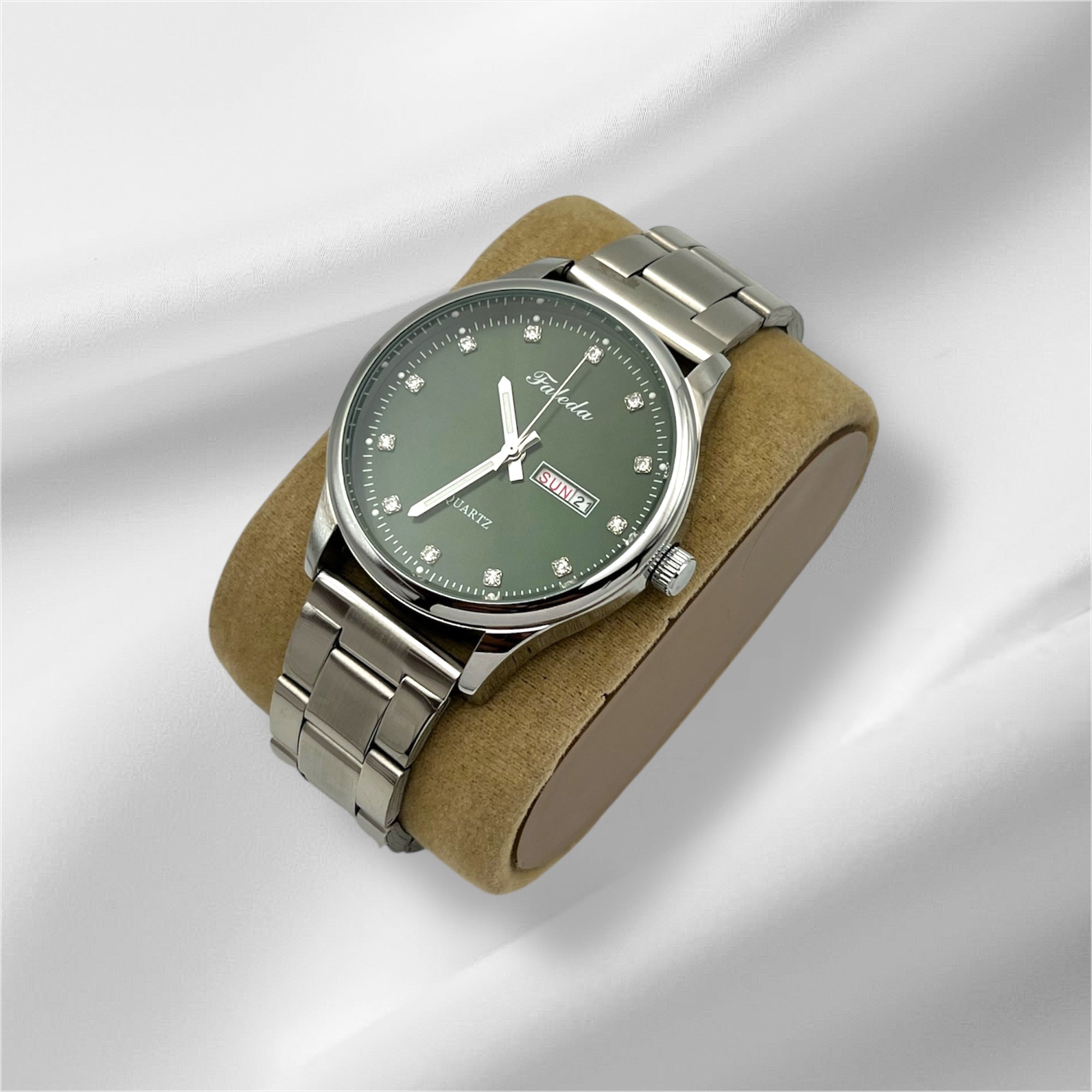 Faleda Quartz Watch Dark Green