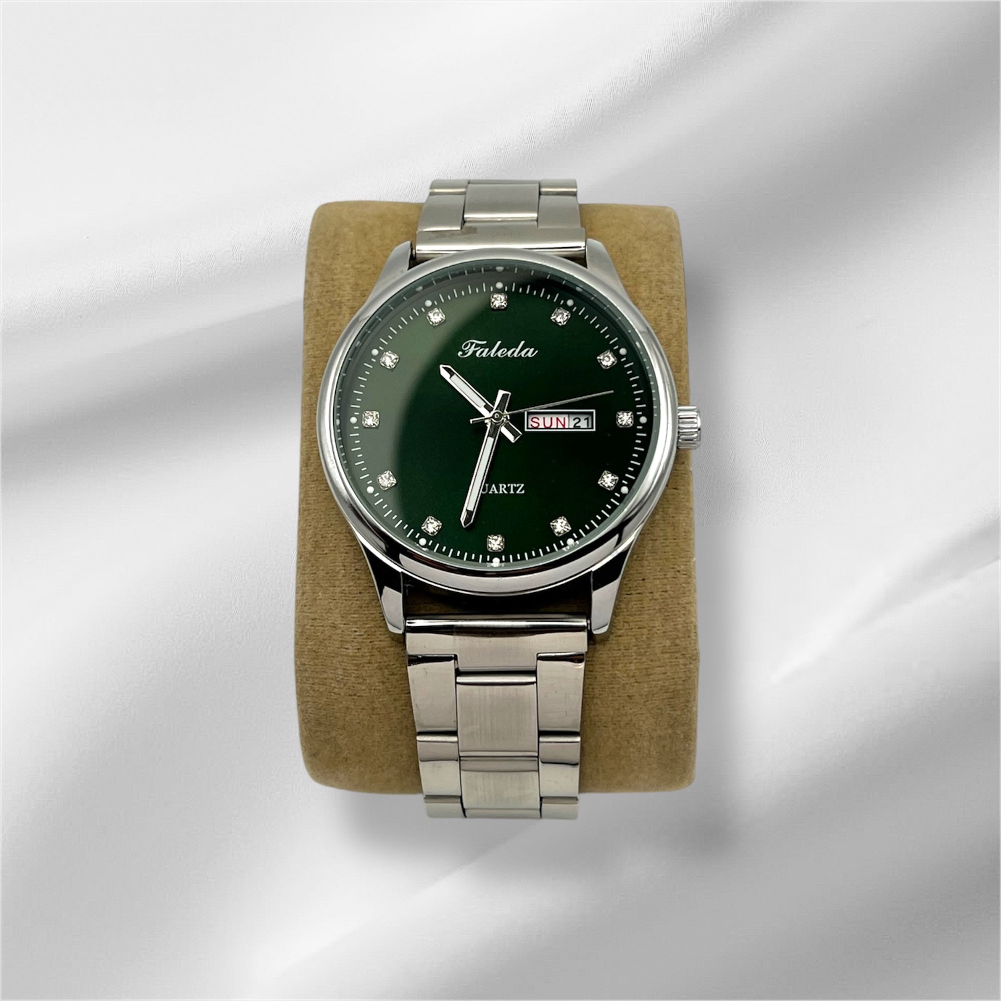 Faleda Quartz Watch Dark Green